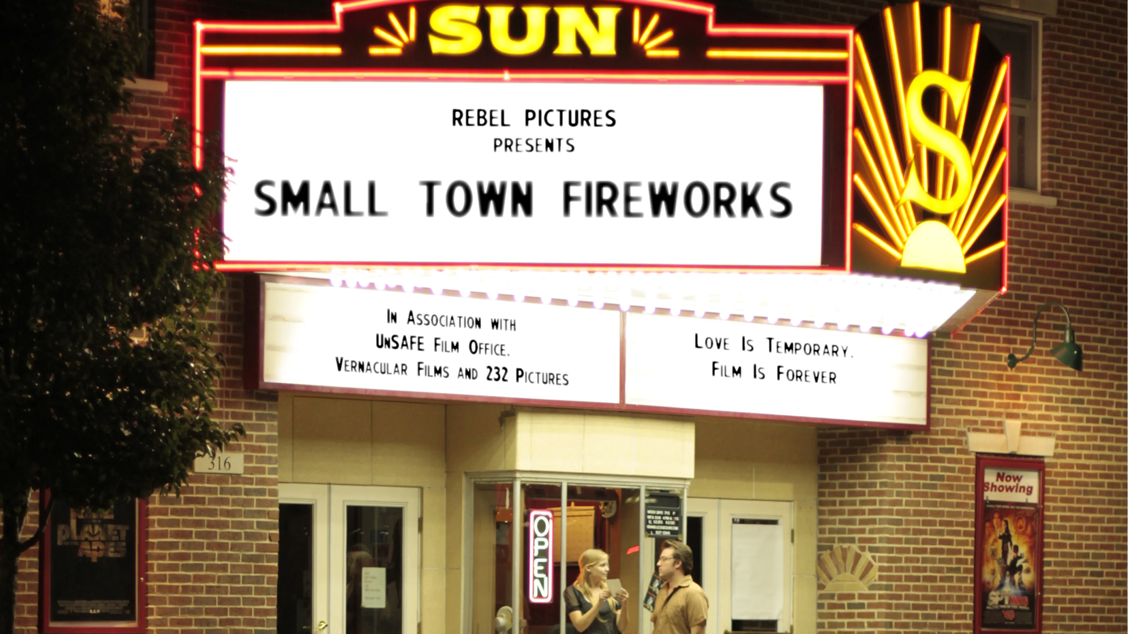 Small Town Fireworks poster